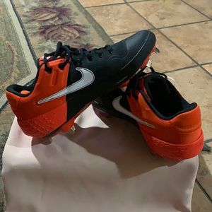 Nike Alpha Elite 2 Pro Baseball Cleat Orange/Black